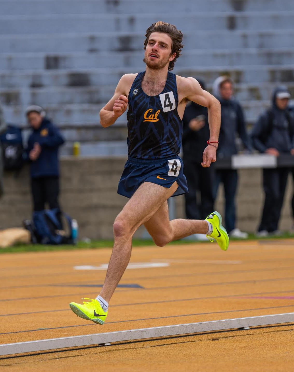Gabe during a race
