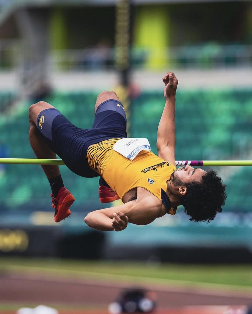 Jai performing high jump